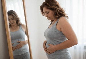 What is menopause belly and body changes during menopause