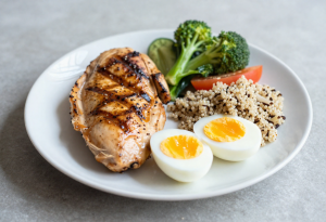 High-protein meal for muscle repair and growth