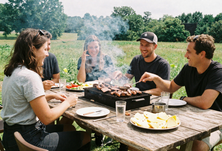 High in Saturated Fat foods at a BBQ